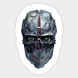 Dishonored 2 Corvos Metal Mask Charcoal Heather Licensed Sticker